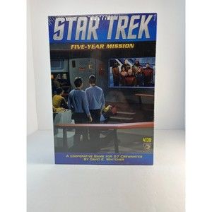 Star Trek Five-Year Mission Game NEW Kirk Spock Picard TOS TNG Mayfair